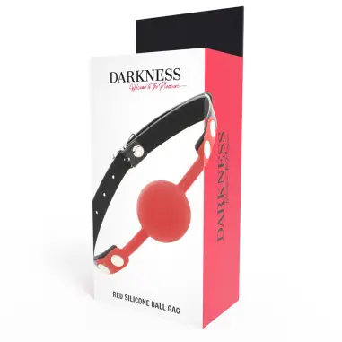 Mordaza Silicona Rojo - BDSM con Envío Discreto | Darkness