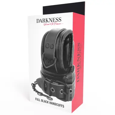 Esposas Ajustables Manos Leather Negro - BDSM | Darkness