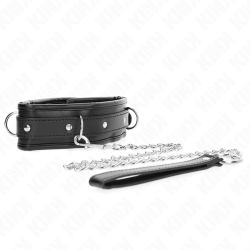 KINK - COLLAR CON CORREA 65 CM PESADO MODELO 1 AJUSTABLE 36.5-50 CM KINK COLLAR & GAG
