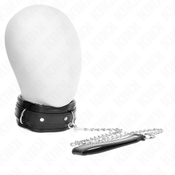KINK - COLLAR CON CORREA 65 CM PESADO MODELO 1 AJUSTABLE 36.5-50 CM KINK COLLAR & GAG 2