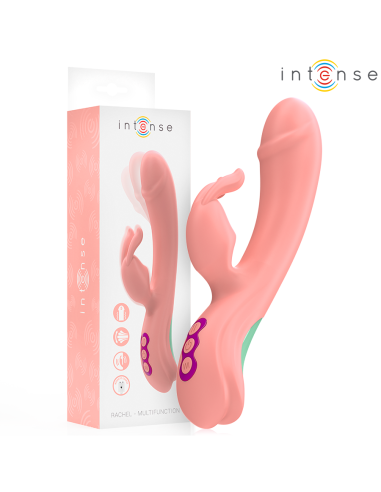 INTENSE - RACHEL VIBRADOR RABBIT 5 VIBRACIONES ROSA 