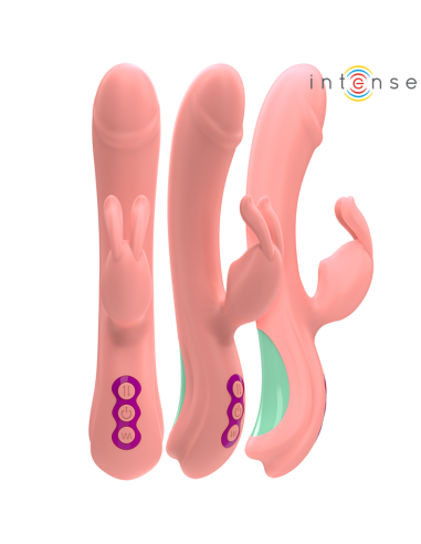 INTENSE - RACHEL VIBRADOR RABBIT 5 VIBRACIONES ROSA 