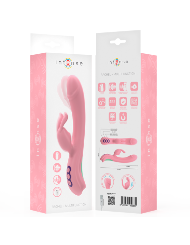 INTENSE - RACHEL VIBRADOR RABBIT 5 VIBRACIONES ROSA 