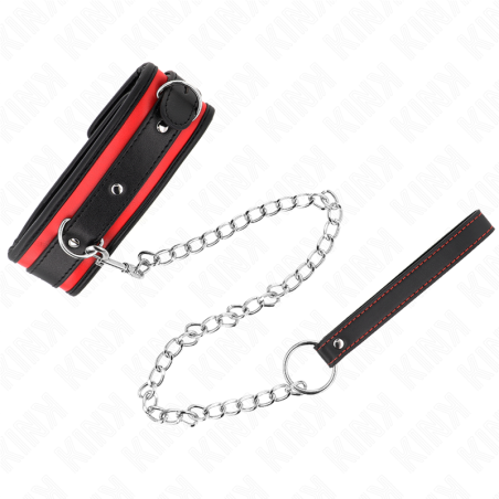 KINK - COLLAR CON CORREA 65 CM PESADO MODELO 2 AJUSTABLE 36.5-50 CM KINK COLLAR & GAG