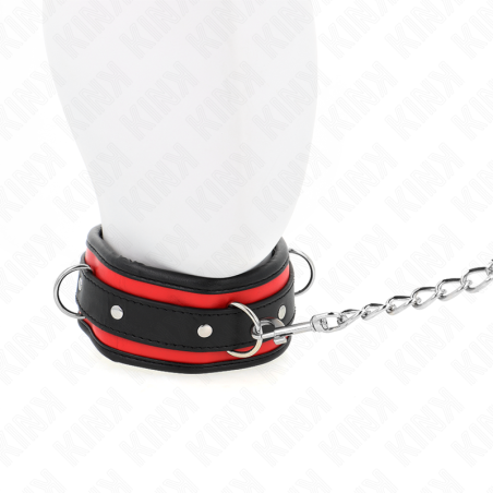 KINK - COLLAR CON CORREA 65 CM PESADO MODELO 2 AJUSTABLE 36.5-50 CM KINK COLLAR & GAG