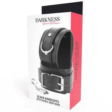 Esposas Ajustables Negro con Doble Cinta Refuerzo | Darkness