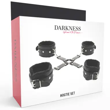 Esposas de Cuero para Pies y Manos Negro - BDSM | Darkness