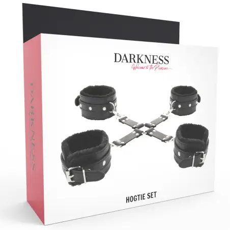 Esposas de Cuero para Pies y Manos Negro - BDSM | Darkness