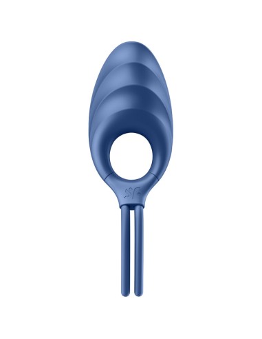 SATISFYER - SWORDSMAN ANILLO VIBRADOR AZUL 
