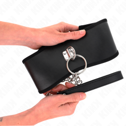 KINK - COLLAR CON CORREA 65 CM ANCHO NEGRO AJUSTABLE 40-55 CM X 10 CM KINK COLLAR & GAG