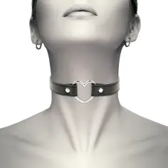 COQUETTE CHIC DESIRE - COLLAR CUERO VEGANO ACCESORIO WOMAN CORAZÓN 2