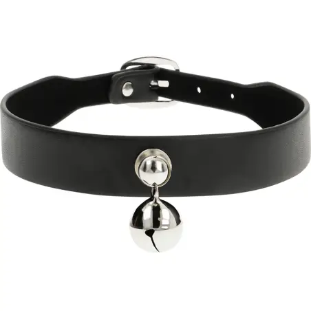 Collar Cuero Vegano Accesorio Woman Cascabel - Ajustable