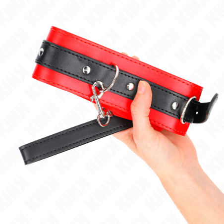 KINK - COLLAR CON CORREA 65 CM ROJO 54 X 4.5 CM KINK COLLAR & GAG