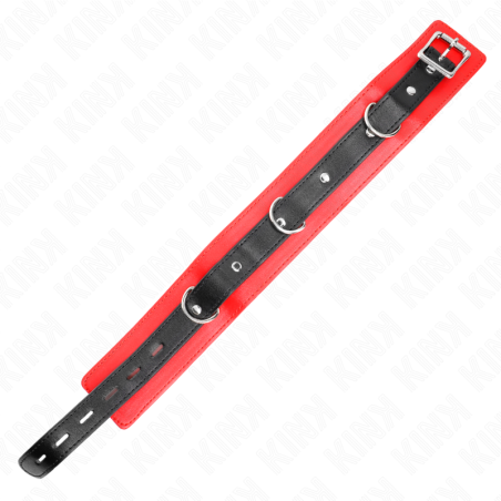 KINK - COLLAR CON CORREA 65 CM ROJO 54 X 4.5 CM KINK COLLAR & GAG