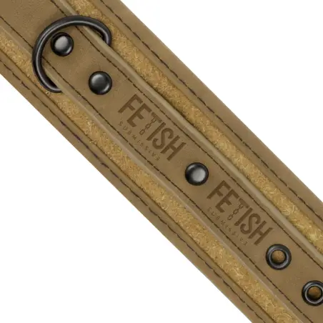 Esposas Cuero Vegano con Forro de Neopreno - Ajustable