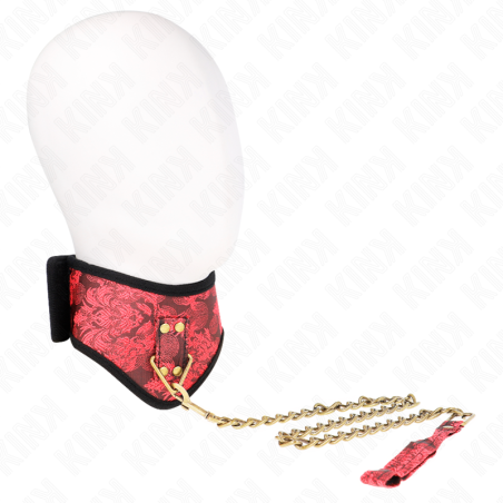 KINK - COLLAR CON CORREA DE ENCAJE 75 CM MODELO SCANDAL 44 X 10 CM KINK COLLAR & GAG