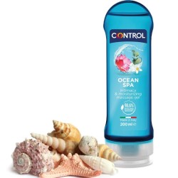 CONTROL - 2 EN 1 MASSAGE & PLEASURE MEDITERRANEAN SEA 200 ML CONTROL LUBES