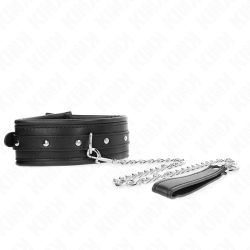 KINK - COLLAR CON CORREA 65 CM HEBILLA BRILLANTE 48.5 CM X 5.3 CM KINK COLLAR & GAG
