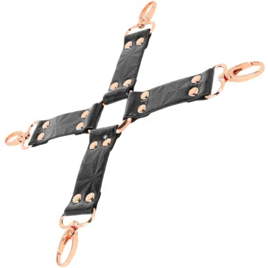 Black Edition Hog Tie Cuero Vegano - Forro Suave | Begme