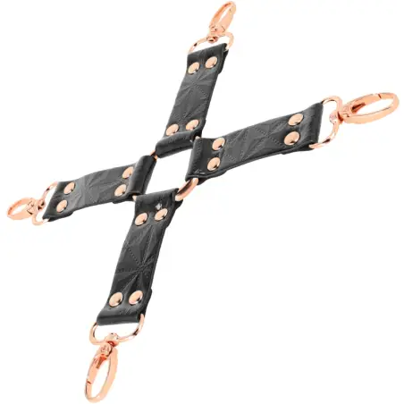 Black Edition Hog Tie Cuero Vegano - Forro Suave | Begme