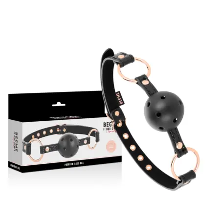 Black Edition Mordaza Cuero Vegano - BDSM | Begme