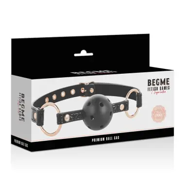 Black Edition Mordaza Cuero Vegano - BDSM | Begme