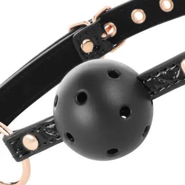 Black Edition Mordaza Cuero Vegano - BDSM | Begme