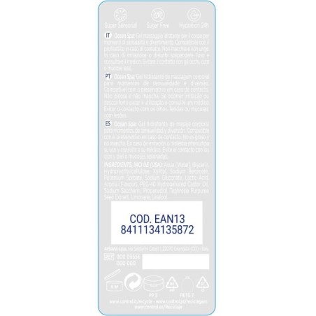 CONTROL - 2 EN 1 MASSAGE & PLEASURE MEDITERRANEAN SEA 200 ML CONTROL LUBES