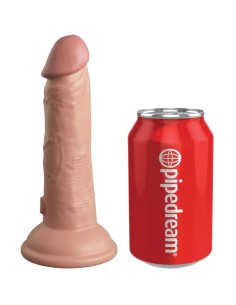 KING COCK - ÉLITE DILDO REALÍSTICO VIBRADOR & SILICONA 15.2 CM