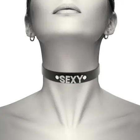 Choker Cuero Vegano Sexy - Ajustable | Coquette Chic Desire