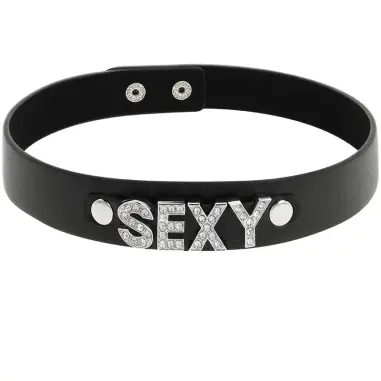 Choker Cuero Vegano Sexy - Ajustable | Coquette Chic Desire