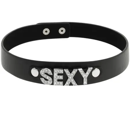 Choker Cuero Vegano Sexy - Ajustable | Coquette Chic Desire