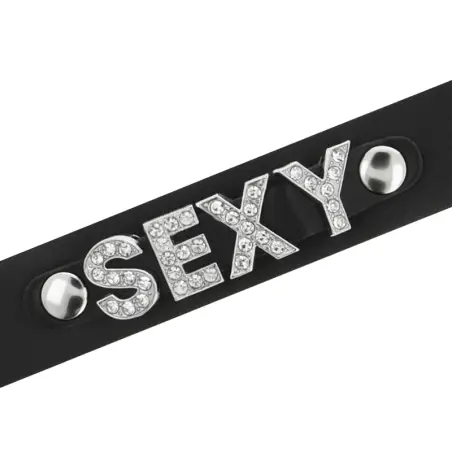 Choker Cuero Vegano Sexy - Ajustable | Coquette Chic Desire
