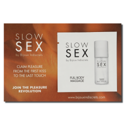 BIJOUX - SLOW SEX FULL BODY MASSAGE GEL DE MASAJE 2 ML BIJOUX SLOW SEX