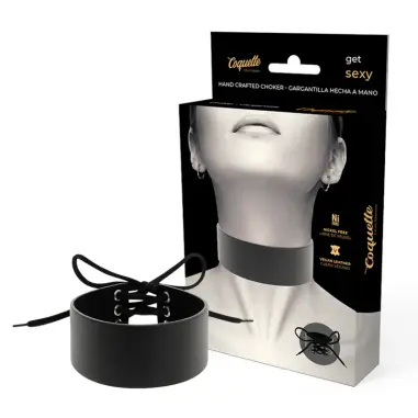 COQUETTE CHIC DESIRE - CHOKER CUERO VEGANO