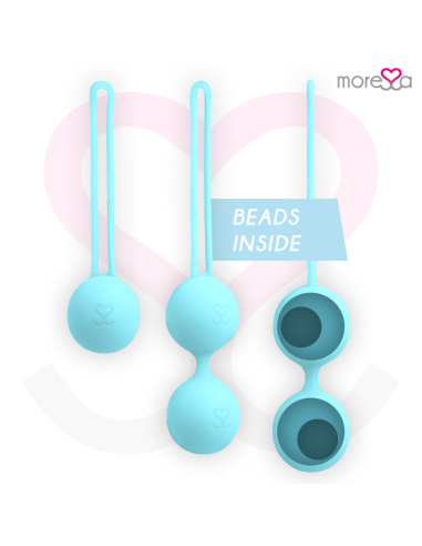MORESSA - OSIAN SET Osian One 51 Gr / Osian Two 101 Gr / Osian Three 85 gr PREMIUM SILICONA TURQUESA 