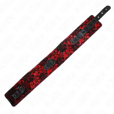 Collar con Correa 105 cm de Encaje con Cinturón de Cuero
