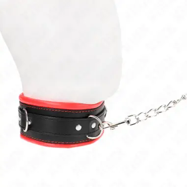 Collar con Correa 65 cm Pesado Modelo 3 Ajustable 36.5-50 Cm