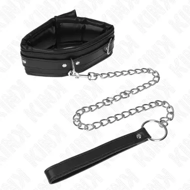 Collar con Correa 65 cm Pesado Modelo 4 Ajustable 36.5-50 Cm