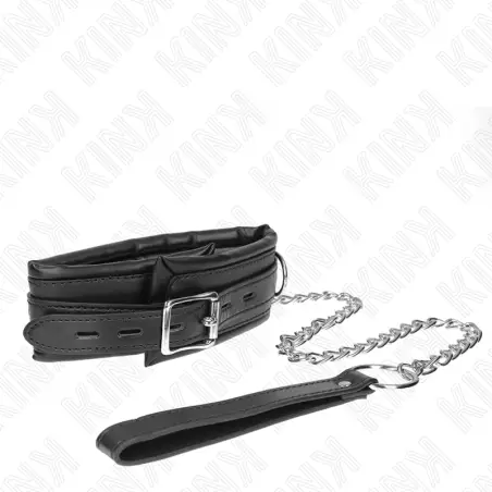 Collar con Correa 65 cm Pesado Modelo 4 Ajustable 36.5-50 Cm