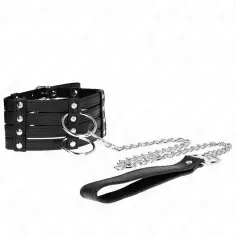 KINK - COLLAR CON CORREA 65 CM ESTILO SUB AJUSTABLE 35-51 CM X 7 CM 2