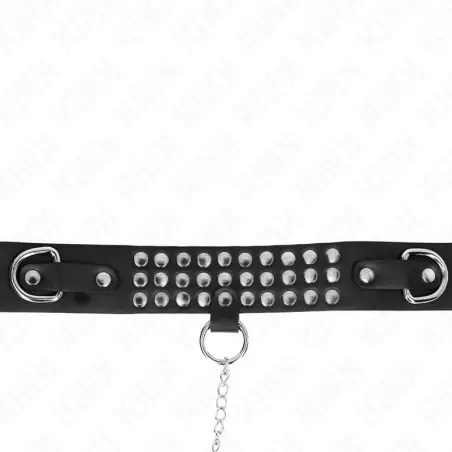 Collar con Correa 65 cm con Brillos Ajustable - BDSM | KINK
