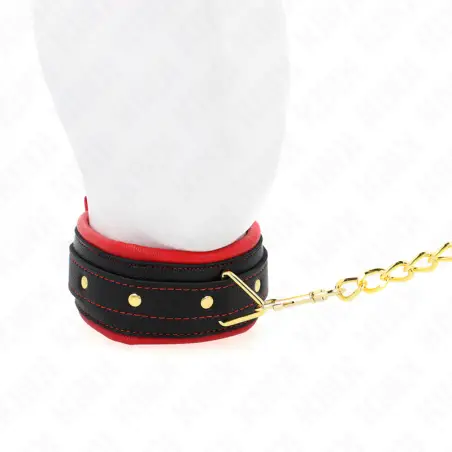 Collar con Correa de Tejido Liso Ajustable 33-48 Cm X 5.7 cm