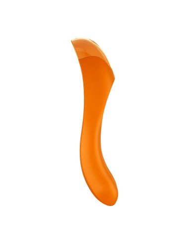 SATISFYER - CANDY CANE VIBRADOR DEDO NARANJA 