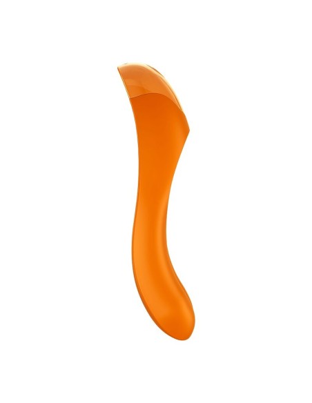 SATISFYER - CANDY CANE VIBRADOR DEDO NARANJA 