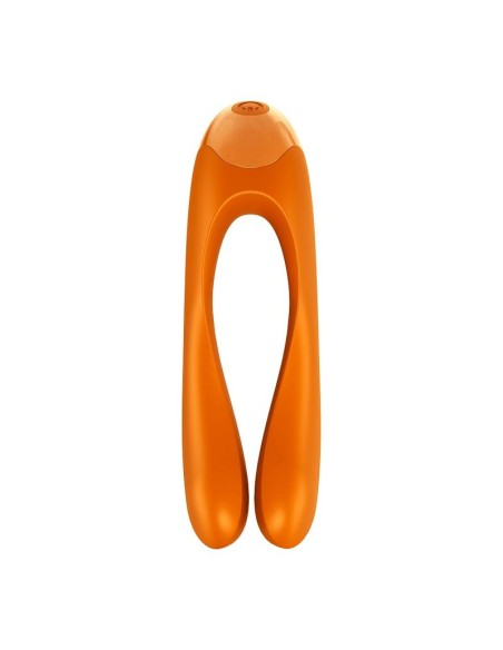 SATISFYER - CANDY CANE VIBRADOR DEDO NARANJA 