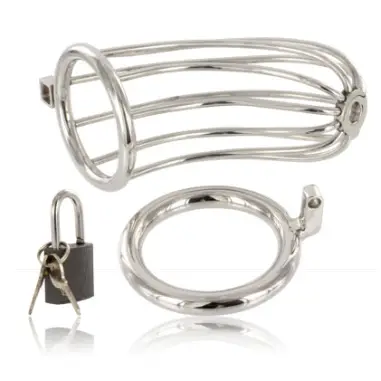 Jaula Anillo Castidad Bird - Acero Inoxidable | Metal Hard