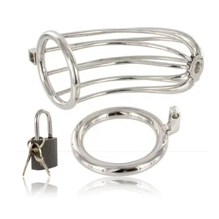 Jaula Anillo Castidad Bird - Acero Inoxidable | Metal Hard