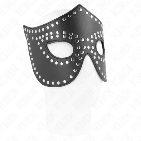 KINK - MÁSCARA DE POLIPIEL CON REMACHES MODELO 2 30 x 12 CM KINK MASKED ALLURE