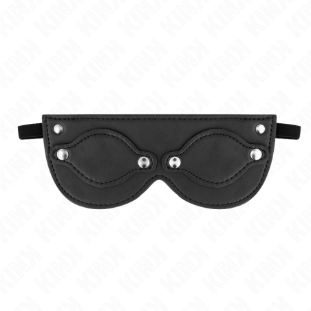 KINK - MÁSCARA DE POLIPIEL CON CUBIERTAS PARA OJOS DESMONTABLES 22 x 9 CM KINK MASKED ALLURE